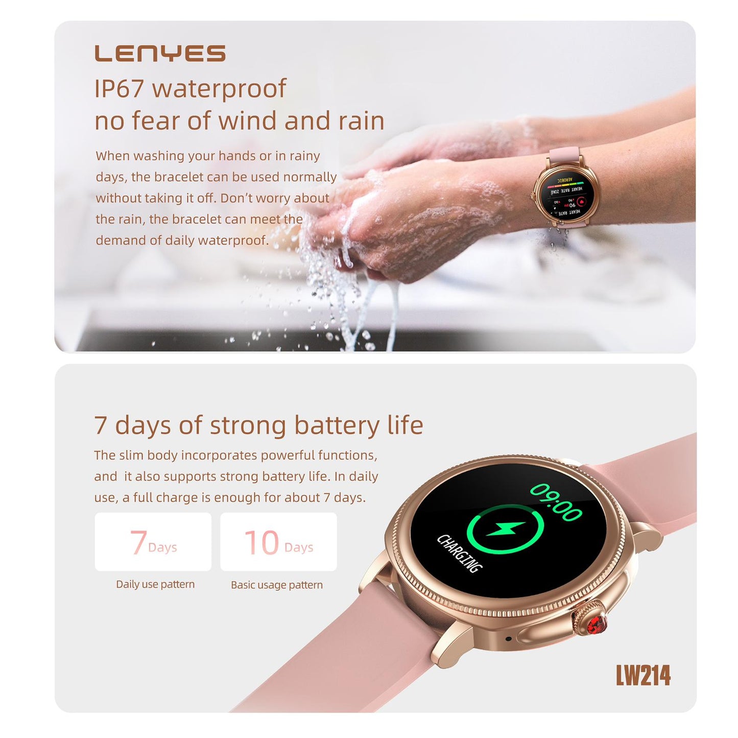 LENYES SMART WATCH fit LW- 214